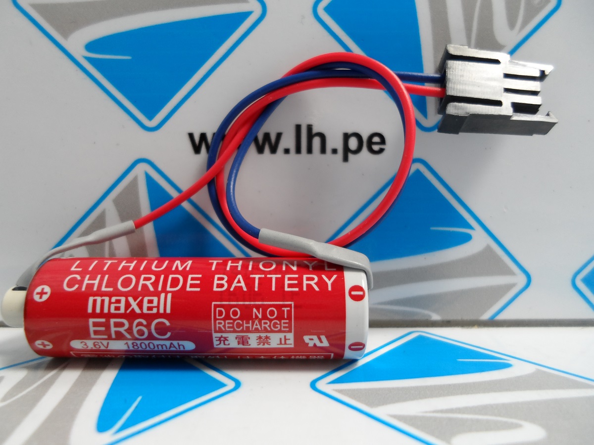 TXP-2789 ER6C           Batería Lithium 3.6V 1800mAh para PLC